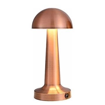 CATA CT-8430 Lizbon 3 Watt Dimli ve Dokunmatik, Şarjlı LED Masa Lambası - 3 Işık Renkli (Eskitme)