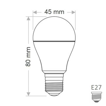 ERKled ERK2035 5 Watt LED Ampul