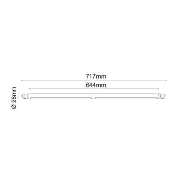 JUPITER JL005 16 Watt 72 cm Modüler LED Aydınlatma - 360 Derece Hareketli - OSRAM LED - Gün Işığı (3000K)