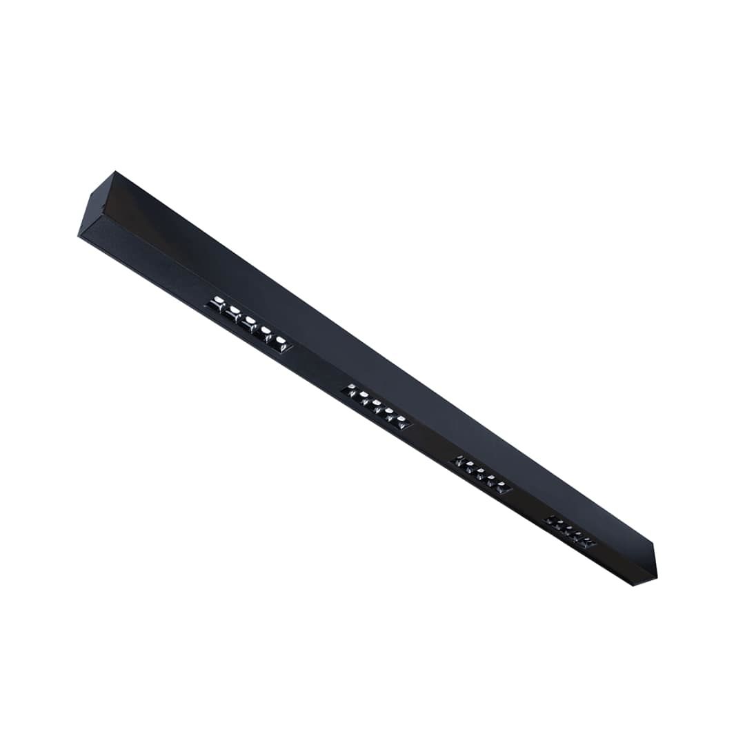 goldX ZE2001 Siyah/Beyaz Kasa 15 Watt 60 cm Sıva Üstü Lensli Lineer Armatür (SAMSUNG LED & EAGLERISE Driver)