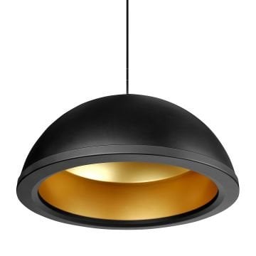 ZİTA 222MSV Siyah-Gold Modern Avize - PC Gövde - E27 Duylu