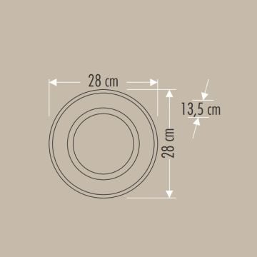 CATA CT-4688 120 Watt LED Yüksek Tavan Armatürü - Beyaz Işık (6400K) - IP44