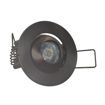 HELIOS HS 1220 1 Watt Siyah LED Manda Gözü Spot
