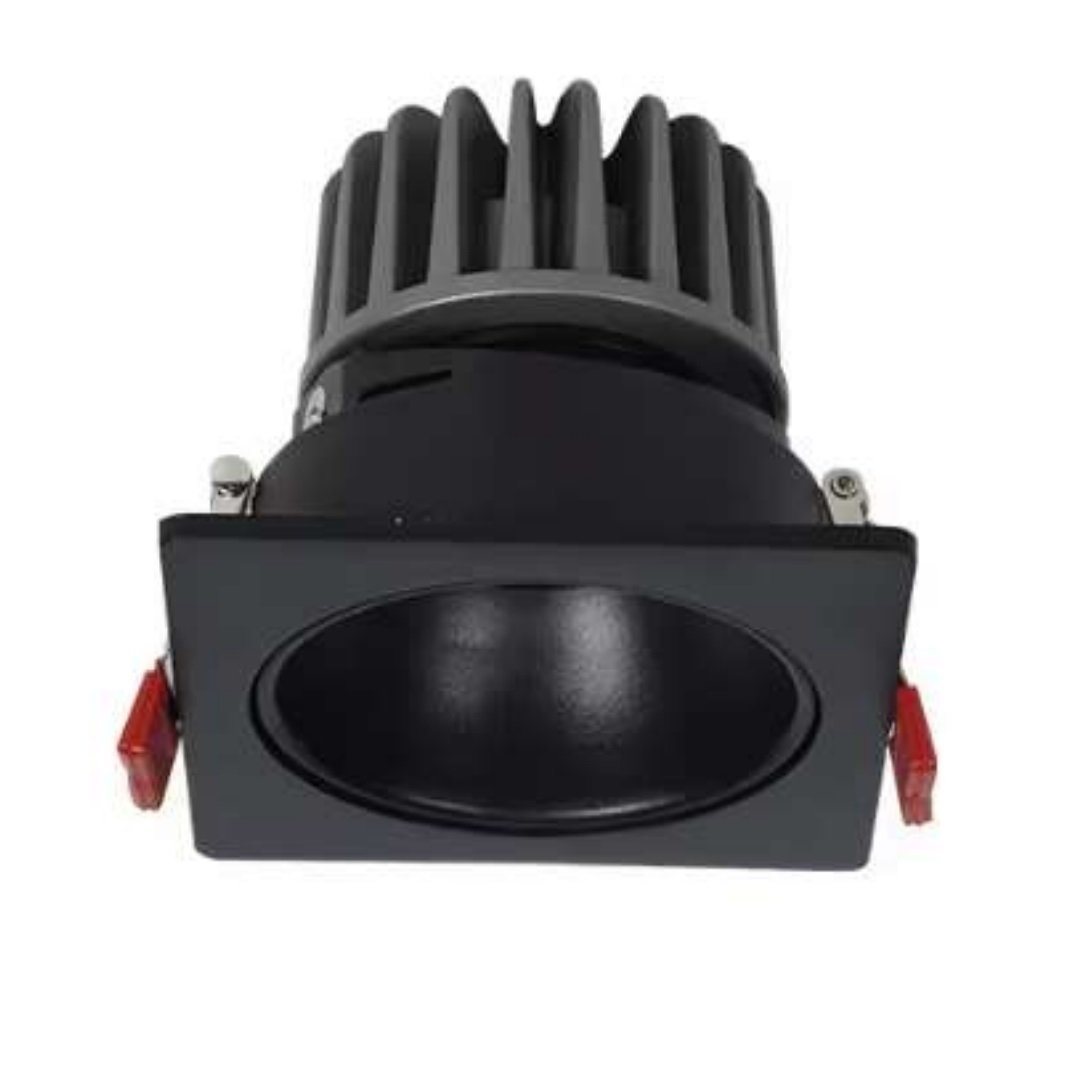 MOLLED MOL4081 12 Watt Siyah Kasa Sıva Altı Kare LED Spot (SAMSUNG/OSRAM/PHILIPS LED & EAGLERISE/PHILIPS/LIFUD Driver)