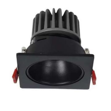 MOLLED MOL4081 12 Watt Siyah Kasa Sıva Altı Kare LED Spot (SAMSUNG/OSRAM/PHILIPS LED & EAGLERISE/PHILIPS/LIFUD Driver)