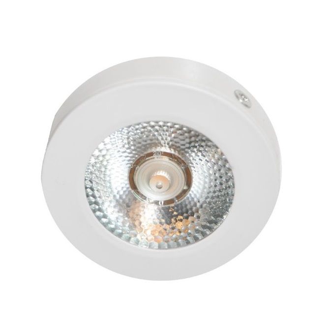 MOLLED MOL7002-B 3 Watt Sıva Üstü Beyaz Yuvarlak Mini LED Spot - Gün Işığı (3000K)