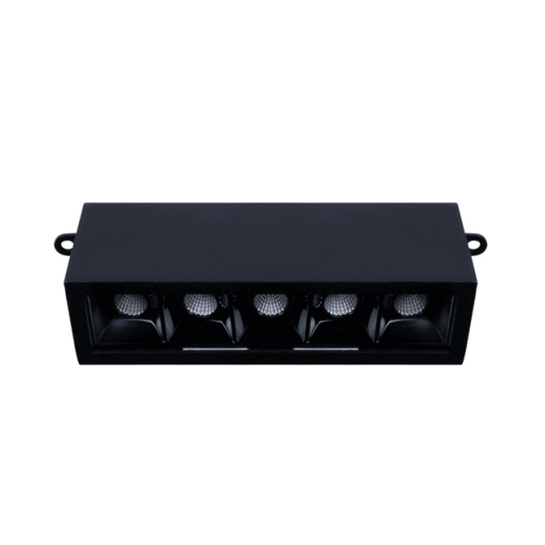 goldX ZE081 Siyah/Beyaz Kasa 16 Watt 27 cm Sıva Üstü Lensli Lineer Armatür (SAMSUNG LED & EAGLERISE Driver)