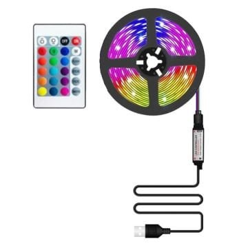 CATA CT-4566 USB Çıkışlı RGB Şerit Led Seti - 10 Watt/Metre [3 Metre]