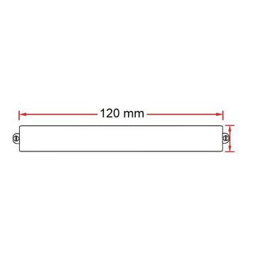 ERKled M2640 2 x Max 40 Watt 120 cm TMS Armatür