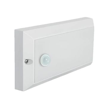 ZİTA 292S-Beyaz Rehber 15 Watt Beyaz Gövde Sensörlü Dış Mekan LED Aplik - PC Gövde - IP54