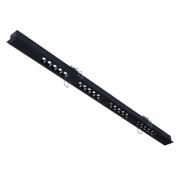 goldX ZE2003 Siyah/Beyaz Kasa 20 Watt 90 cm Sıva Altı Lensli Lineer Armatür (SAMSUNG LED & EAGLERISE Driver)