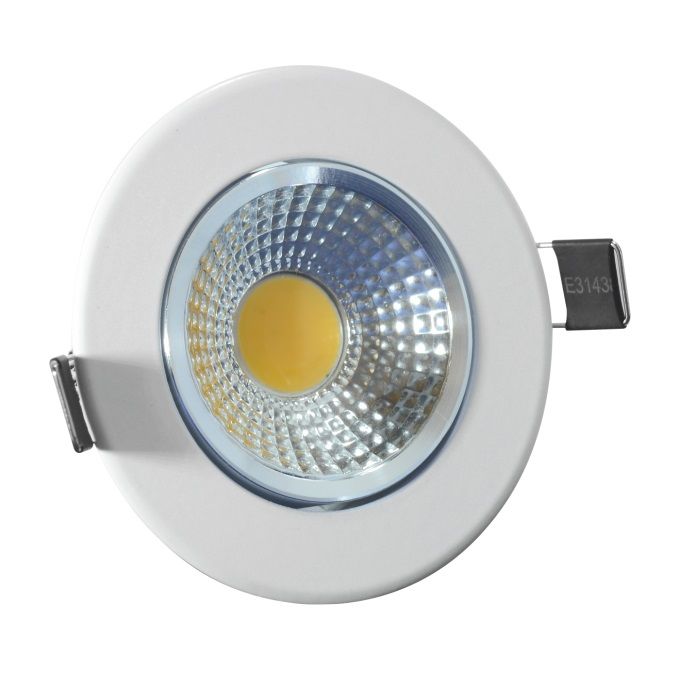 HELIOS HS 1200 5 Watt Sıva Altı Beyaz Yuvarlak LED Spot