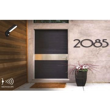 ZİTA 206SS Luna Sensörlü Dış Mekan Aplik - PC Gövde - E27 Duylu - IP44