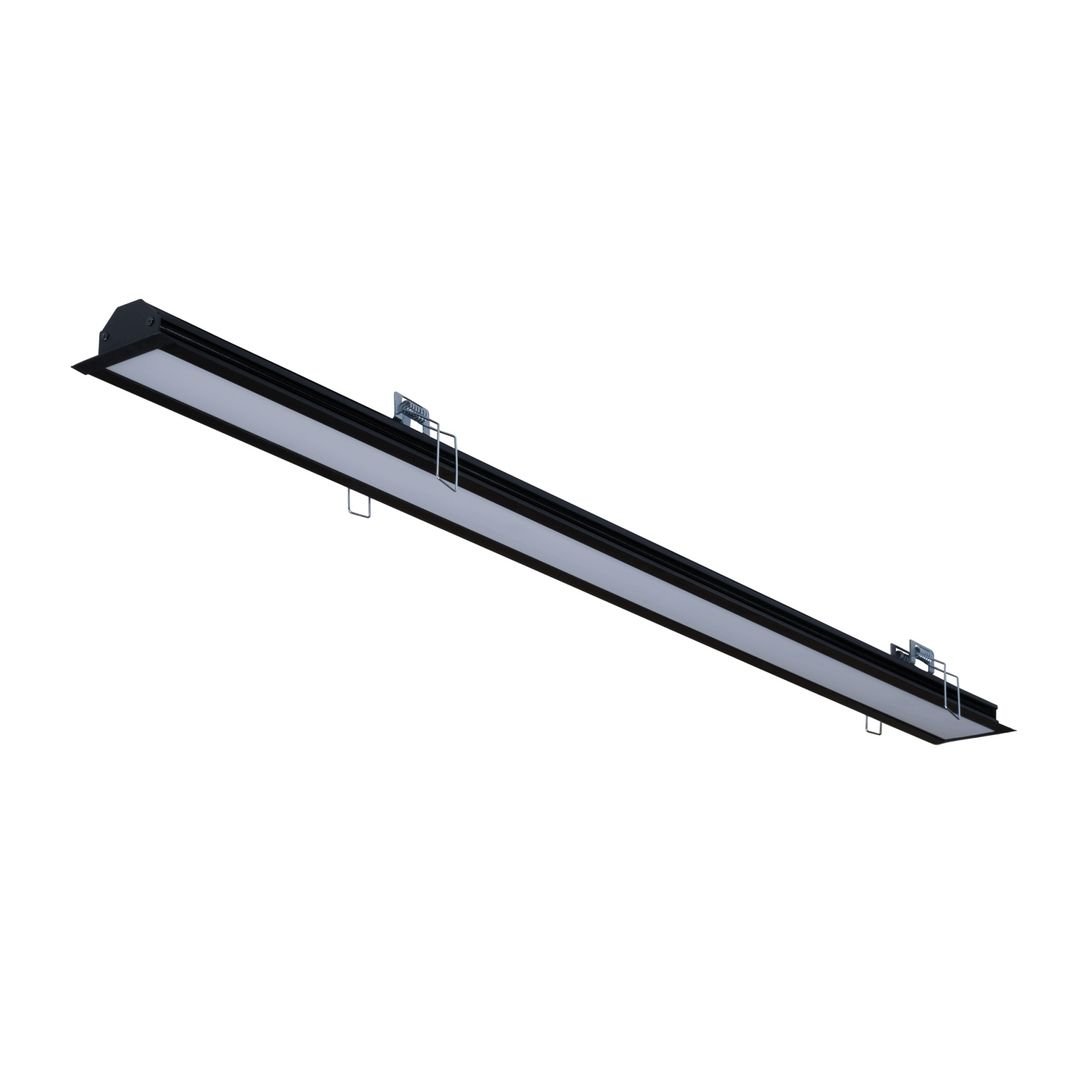 goldX ZE2044 Siyah/Beyaz Kasa 36 Watt 120 cm Sıva Altı Lineer Armatür