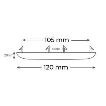 ACK AP10-01830 18 Watt Ayarlanabilir Yuvarlak LED Panel - Beyaz Işık (6500K)