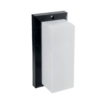 ZİTA 291D-LED-Siyah Ultra 12 Watt Çerçevesiz Siyah Dış Mekan LED Aplik - PC Gövde - IP54