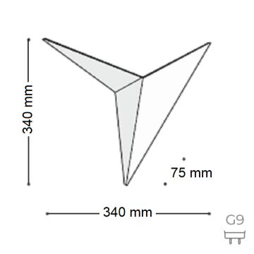 NOAS YL-NUW-3202 Beyaz Aplik (G9 Duylu)