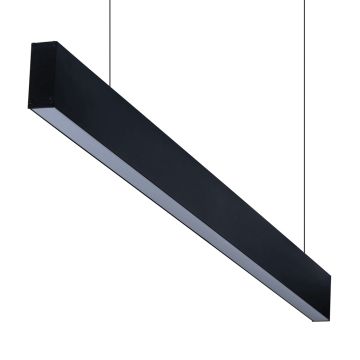 goldX ZE2048 Siyah/Beyaz Kasa 36 Watt 120 cm Lineer Sarkıt Armatür (38x70 mm Profil)