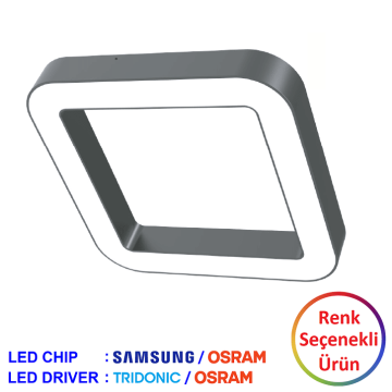 CL-Karroue-01 Lineer Sarkıt Armatür/Sıva Üstü Lineer Armatür (SAMSUNG LED & TRIDONIC Driver)