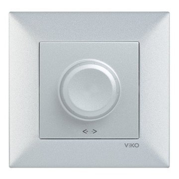 VİKO 92605064 Universal Dimmer Düğmesi (3-150W) [Gümüş]