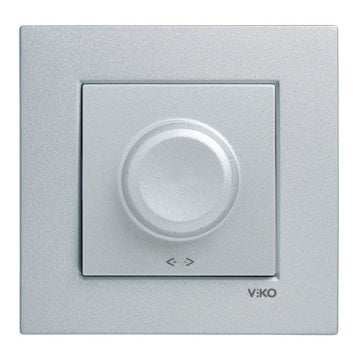 VİKO 92605064 Universal Dimmer Düğmesi (3-150W) [Gümüş]