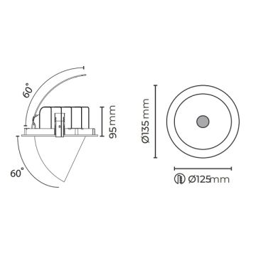 MOLLED MOL2070 Beyaz/Siyah Kasa 9 Watt Salyangoz LED Spot (SAMSUNG/OSRAM LED & EAGLERISE/PHILIPS/LIFUD Driver)