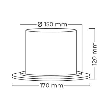 Braytron BD36-20330 Beyaz Kasa Yuvarlak 40 Watt LED Mağaza Spotu (PHILIPS LED) - Beyaz Işık (6500K)