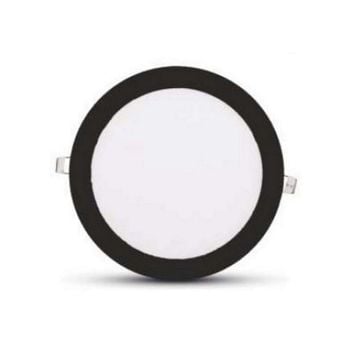 VOLTEK VPSAYS00665 6 Watt Siyah Kasa Sıva Altı Yuvarlak LED Panel - Beyaz Işık (6500K)