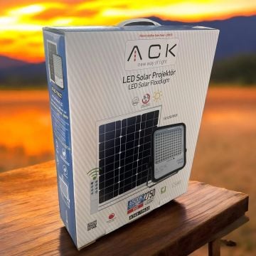 ACK AT65-19632 250 Watt Solar Projektör - Beyaz Işık (6500K)