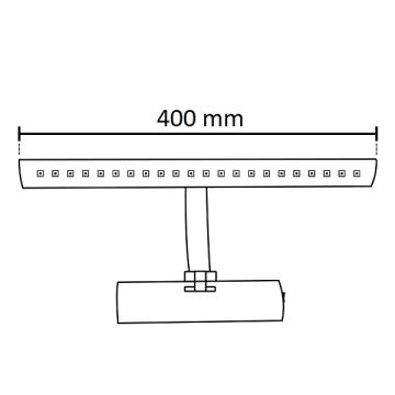 NOAS YL85-1701 BARCELONA 7 Watt 40 cm Krom LED Tablo Apliği