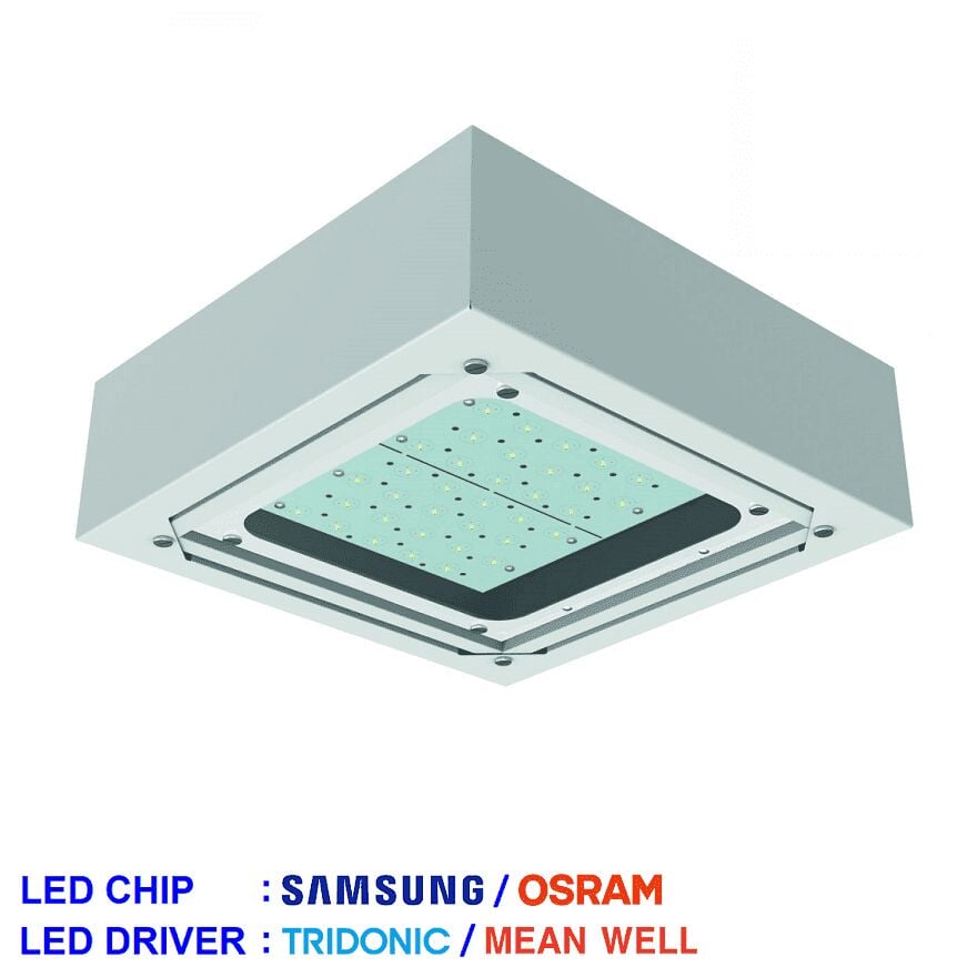 CL-LKSU-01-65 - 65 Watt Sıva Üstü SAMSUNG LED Kanopi Armatür