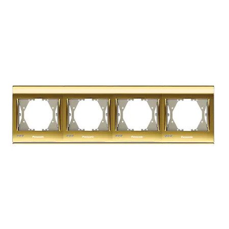 VİKO Thea Blu WBTF0804-5GL Dörtlü Yatay Çerçeve [Gold]
