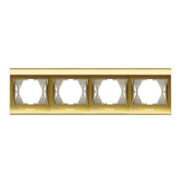 VİKO Thea Blu WBTF0804-5GL Dörtlü Yatay Çerçeve [Gold]