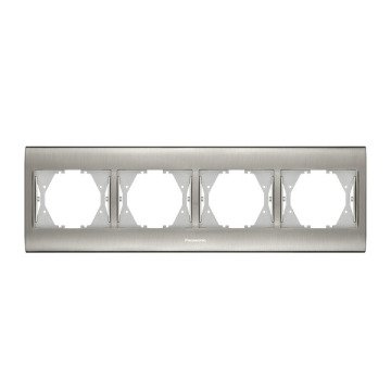 VİKO Thea Blu WBTF0804-5IN Dörtlü Yatay Çerçeve [Inox]