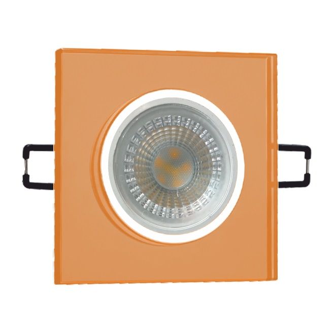 HELIOS HS 1863 Kızıl Kare Cam Spot Kasası