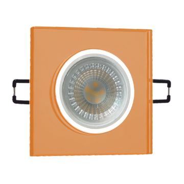 HELIOS HS 1863 Kızıl Kare Cam Spot Kasası
