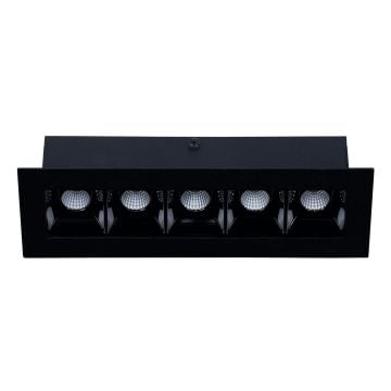 goldX ZE082 Siyah/Beyaz Kasa 10 Watt 15 cm Sıva Üstü Lensli Lineer Armatür (SAMSUNG/OSRAM/CREE LED)