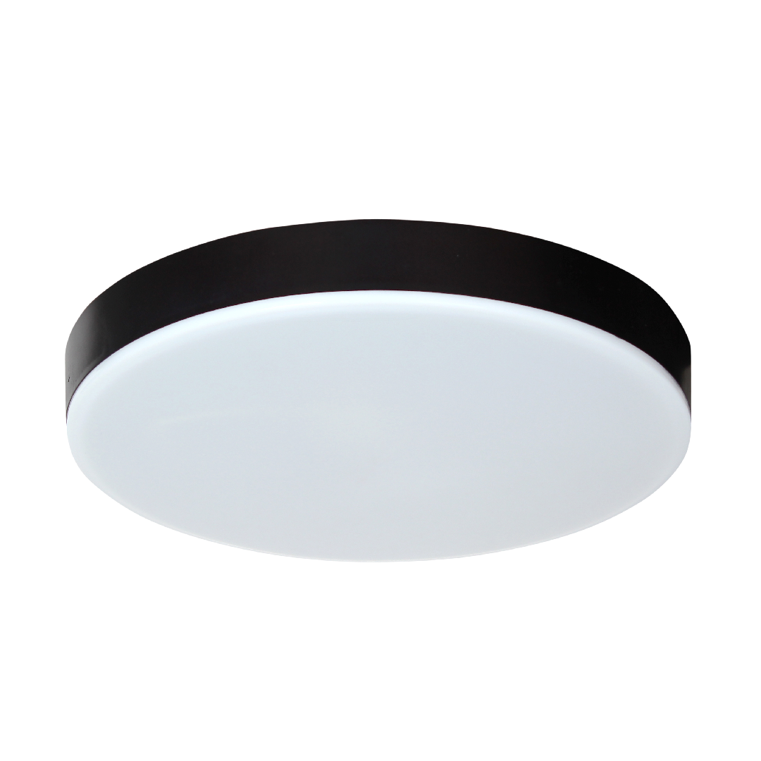 ZİTA 221S Dolunay 18 Watt Siyah Gövde Dış Mekan LED Aplik/Dış Mekan LED Tavan Armatürü - PC Gövde - IP54