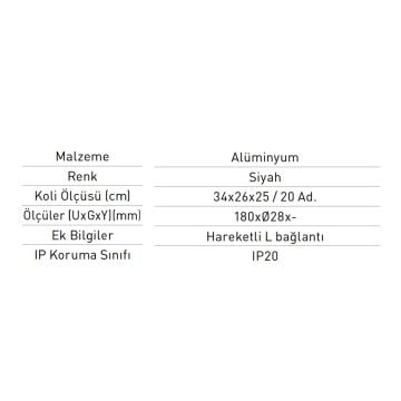 JUPITER JK004 Modüler LED Aydınlatmala Dörtlü Bağlantı Aparatı