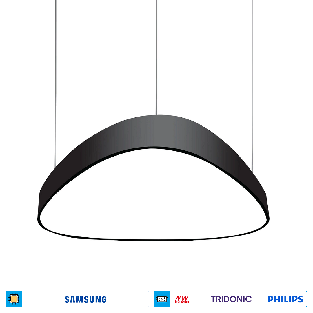 ACK AL02-03401 45 Watt Üçgen Sıva Üstü Lineer Armatür - SAMSUNG/OSRAM LED & MEAN WELL/PHILIPS/TRIDONIC Driver
