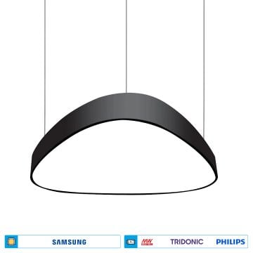 ACK AL02-03401 45 Watt Üçgen Sıva Üstü Lineer Armatür - SAMSUNG/OSRAM LED & MEAN WELL/PHILIPS/TRIDONIC Driver
