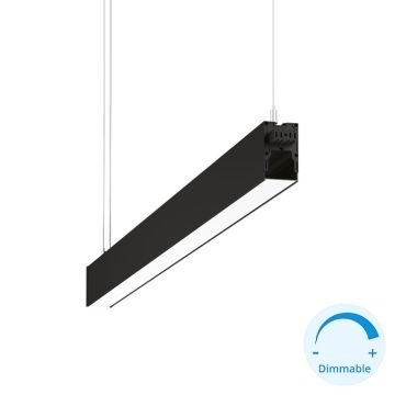 GOYA GY 8056-60 Siyah/Beyaz Kasa 18 Watt 60 cm Eklenebilir DİMLİ Lineer Sarkıt Avize