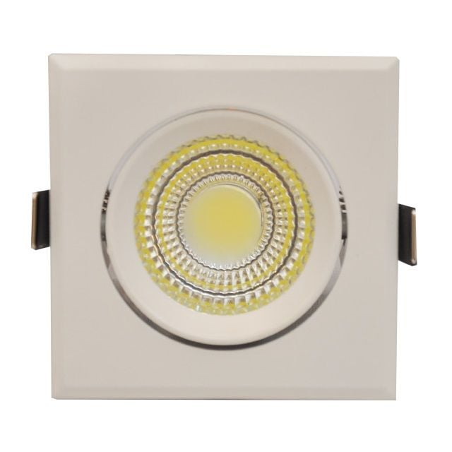 MOLLED MOL941 5 Watt Sıva Altı Beyaz Kare LED Spot - Beyaz Işık