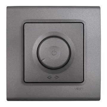 VİKO 90442040 Pro Dimmer (RL 20-500W/VA Vavien) [Granit Grisi]