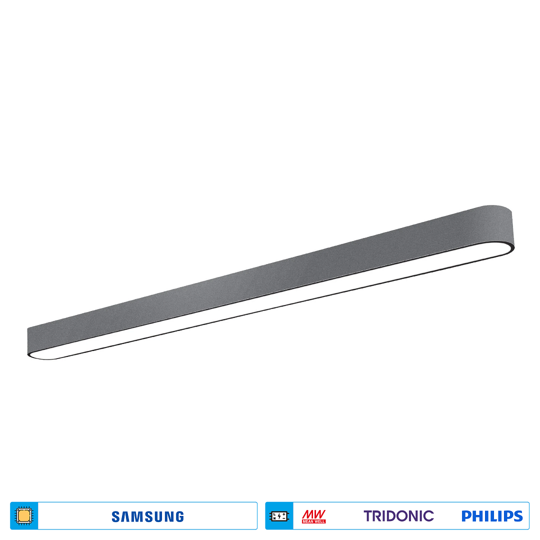 ACK AL02-14201 38 Watt 120 cm Sıva Üstü Lineer Armatür - SAMSUNG/OSRAM LED & MEAN WELL/PHILIPS/TRIDONIC Driver