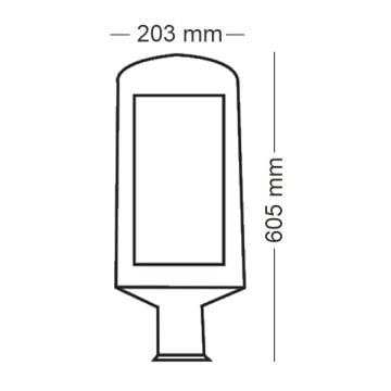 ERKled ERK5014 150 Watt LED Sokak Armatürü