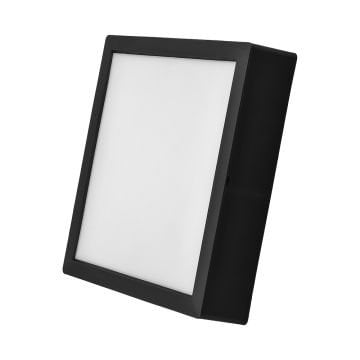 Braytron BP04-32411 24 Watt Siyah Kasa Sıva Üstü Kare LED Panel - Ilık Beyaz (4000K)
