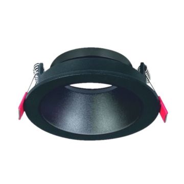 HELIOS HS 1425 Sıva Altı Siyah Yuvarlak Spot Kasası (Metal)