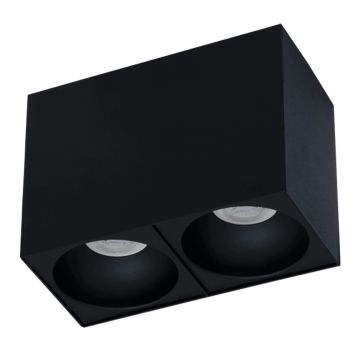 goldX ZE145-BK 2x12 Watt Siyah/Beyaz Sıva Üstü İkili LED Spot