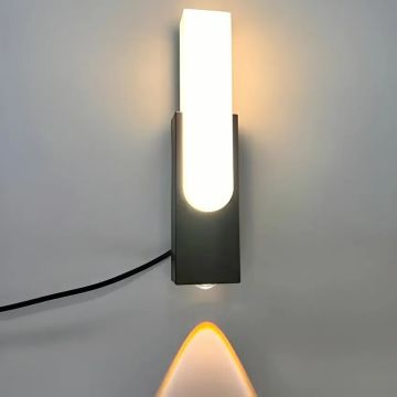 CATA CT-7067 Hawai 10 Watt Dış Mekan LED Aplik - PC Gövde - Gün Işığı (3200K)